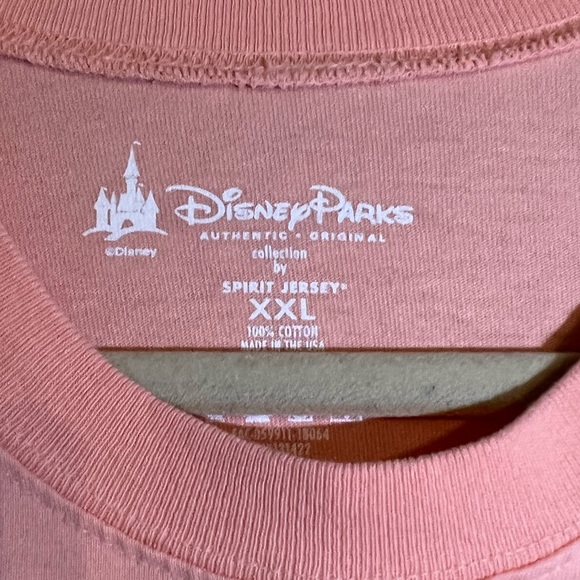 Walt Disney World Spirit Jersey XXL Peachy Pink with Rose Gold Glitter Letters! - Picture 7 of 7